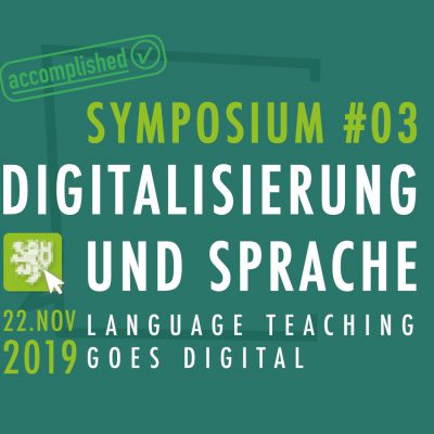 Digitalisierung und Sprache / Language teaching goes digital