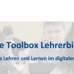 Logo TU München und Titel "Die Toolbox der Lehrerbildung"
